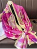 Premium Silk Feeling Spring Print Scarf